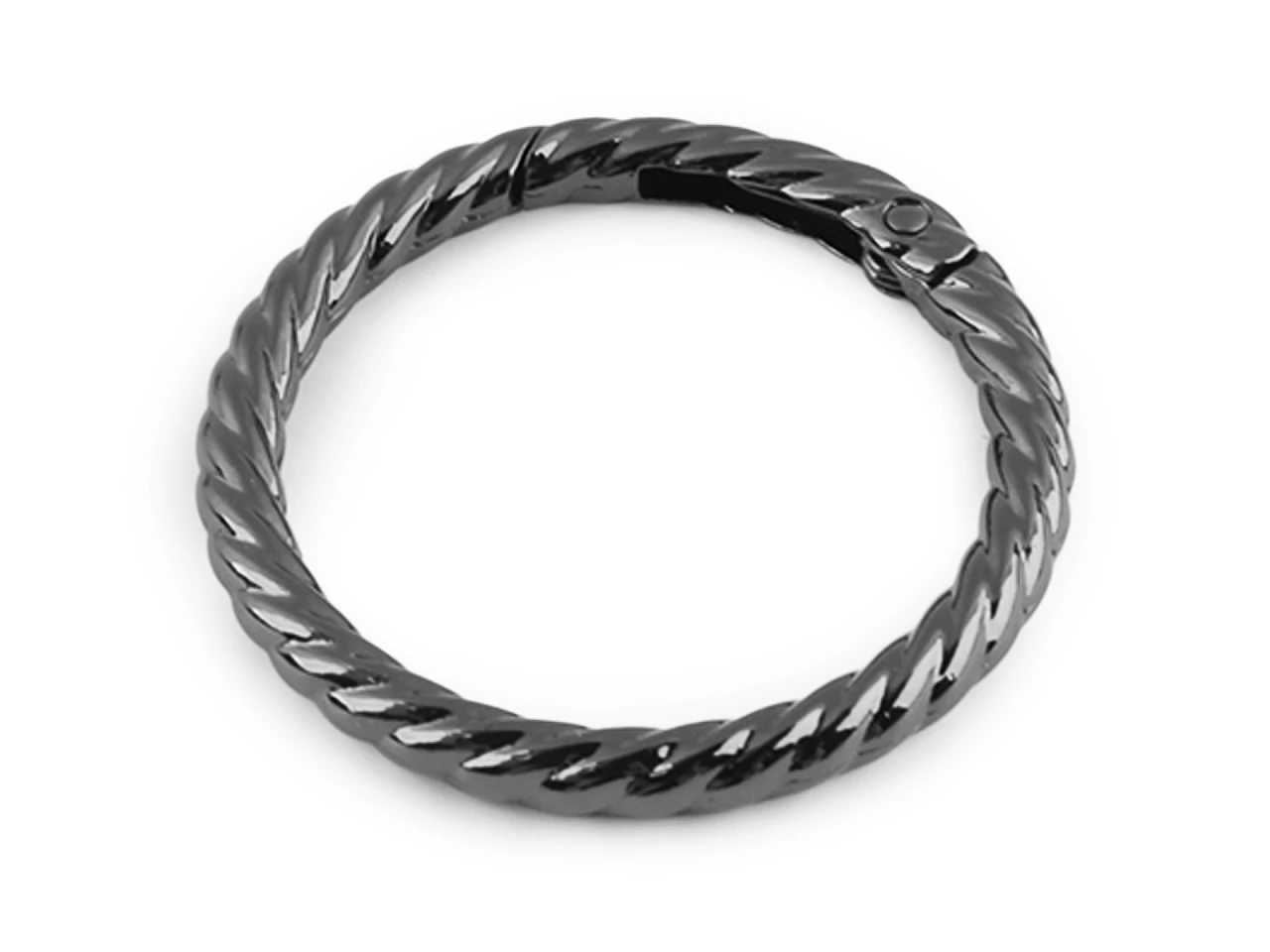 Karabína guľatá ozdobná Ø38 mm- 1kus