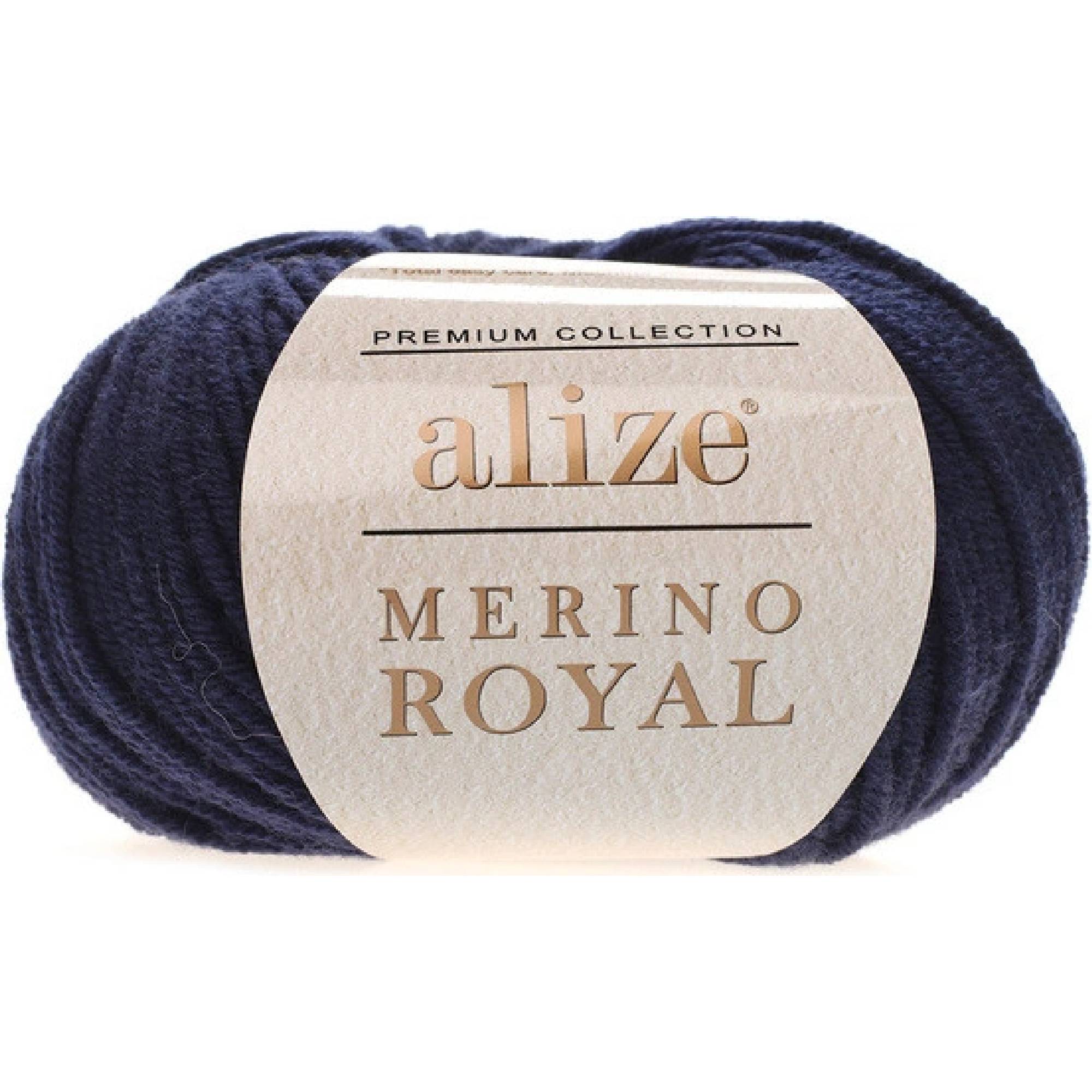 Pletacia priadza Alize Merino royal 50g