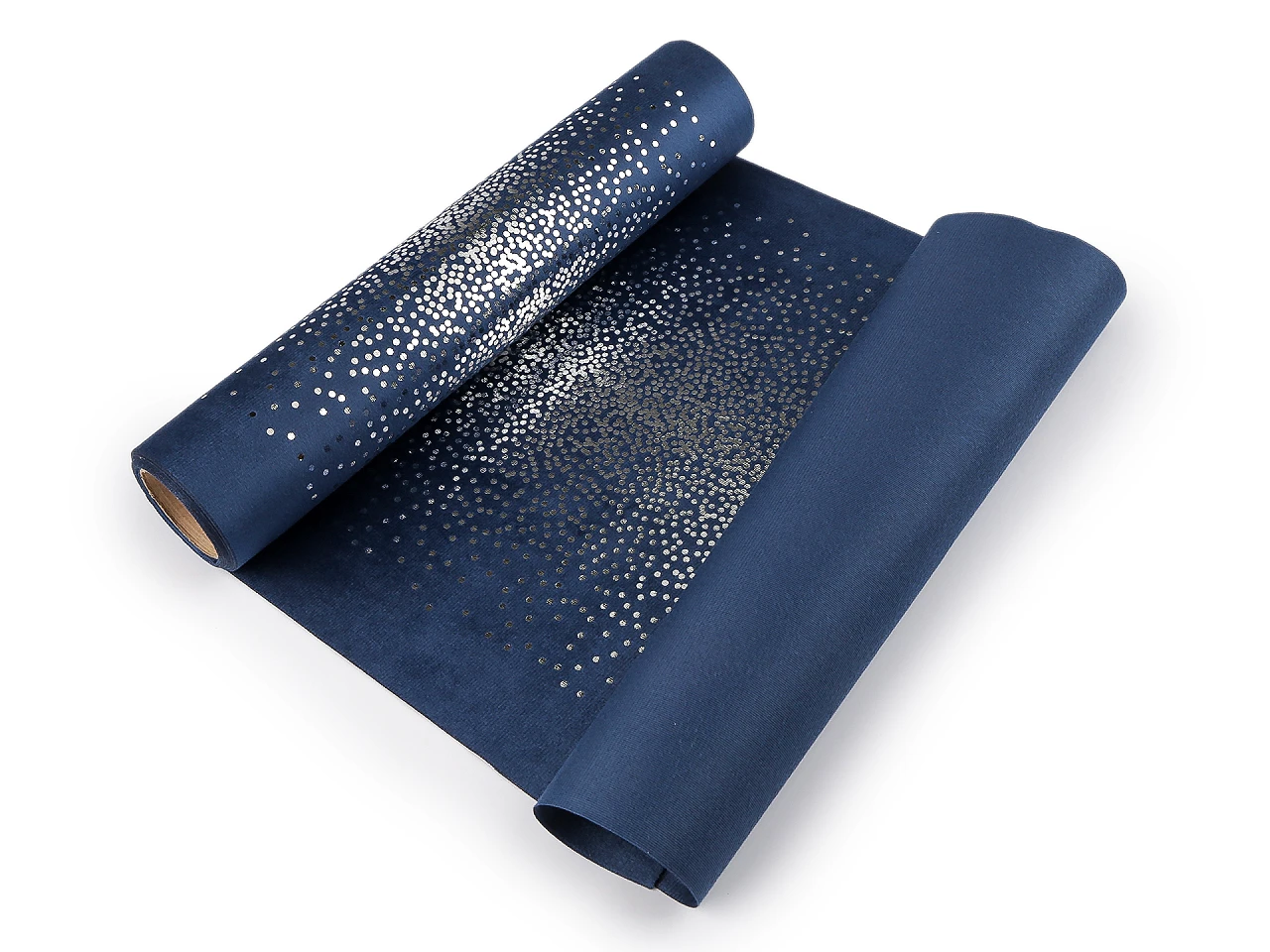 Velvet / zamat na výrobu behúňov a dekorácií šírka 28 cm- 2,7m