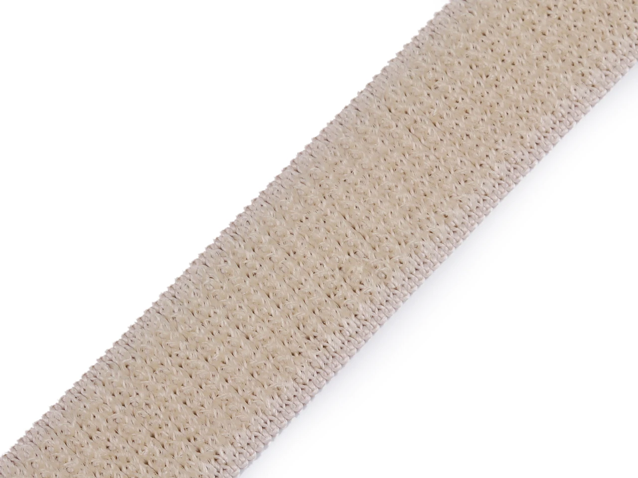 Suchý zips plyš šírka 20 mm elastický- 1m