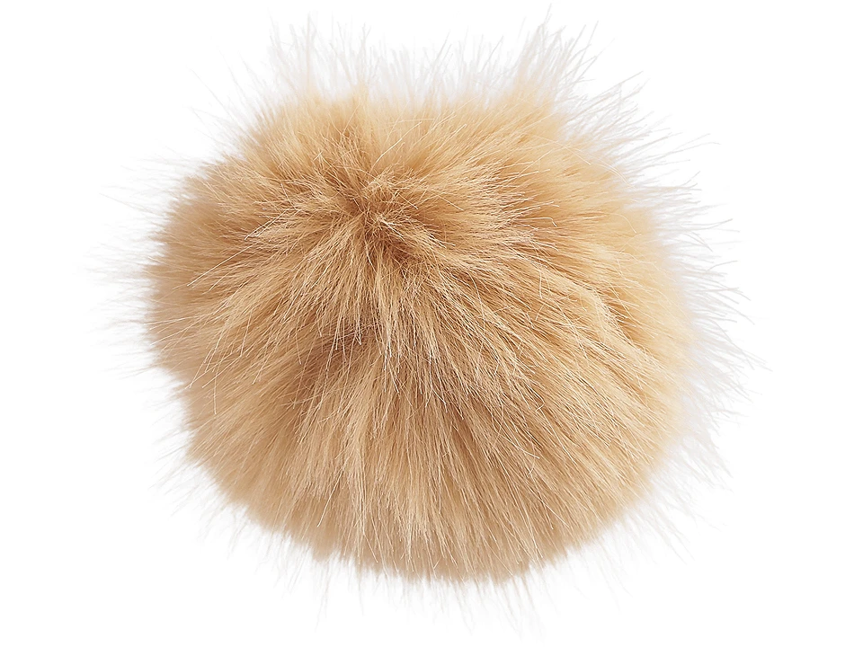 Kožušinový brmbolec s pútkom Ø11 cm