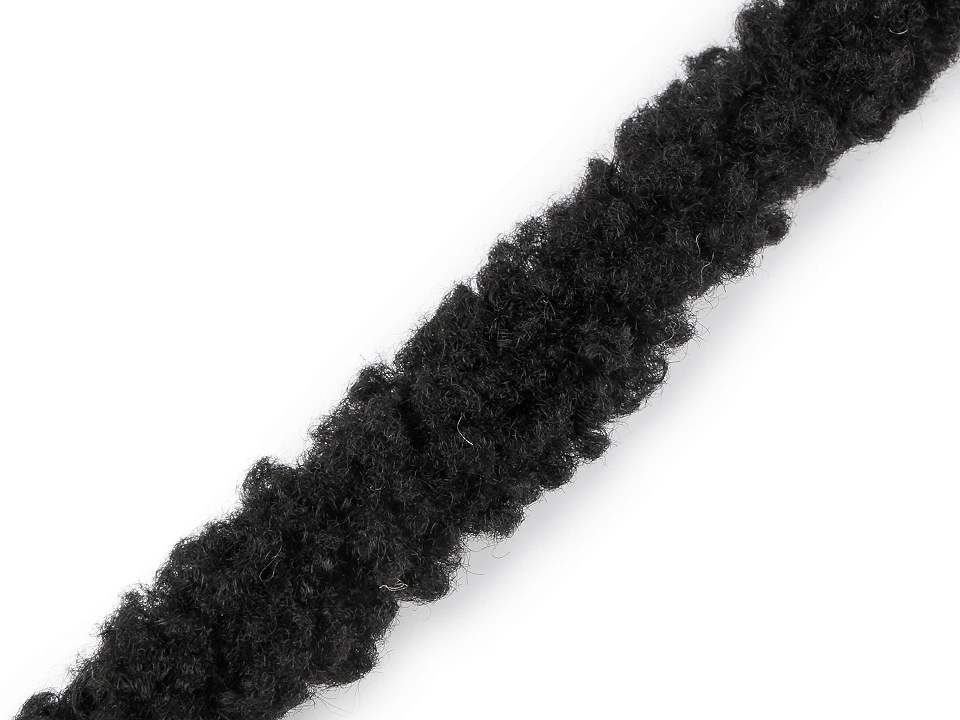 Všívacia lemovka / lampas imitácia baránka šírka 3,5 cm- 1m
