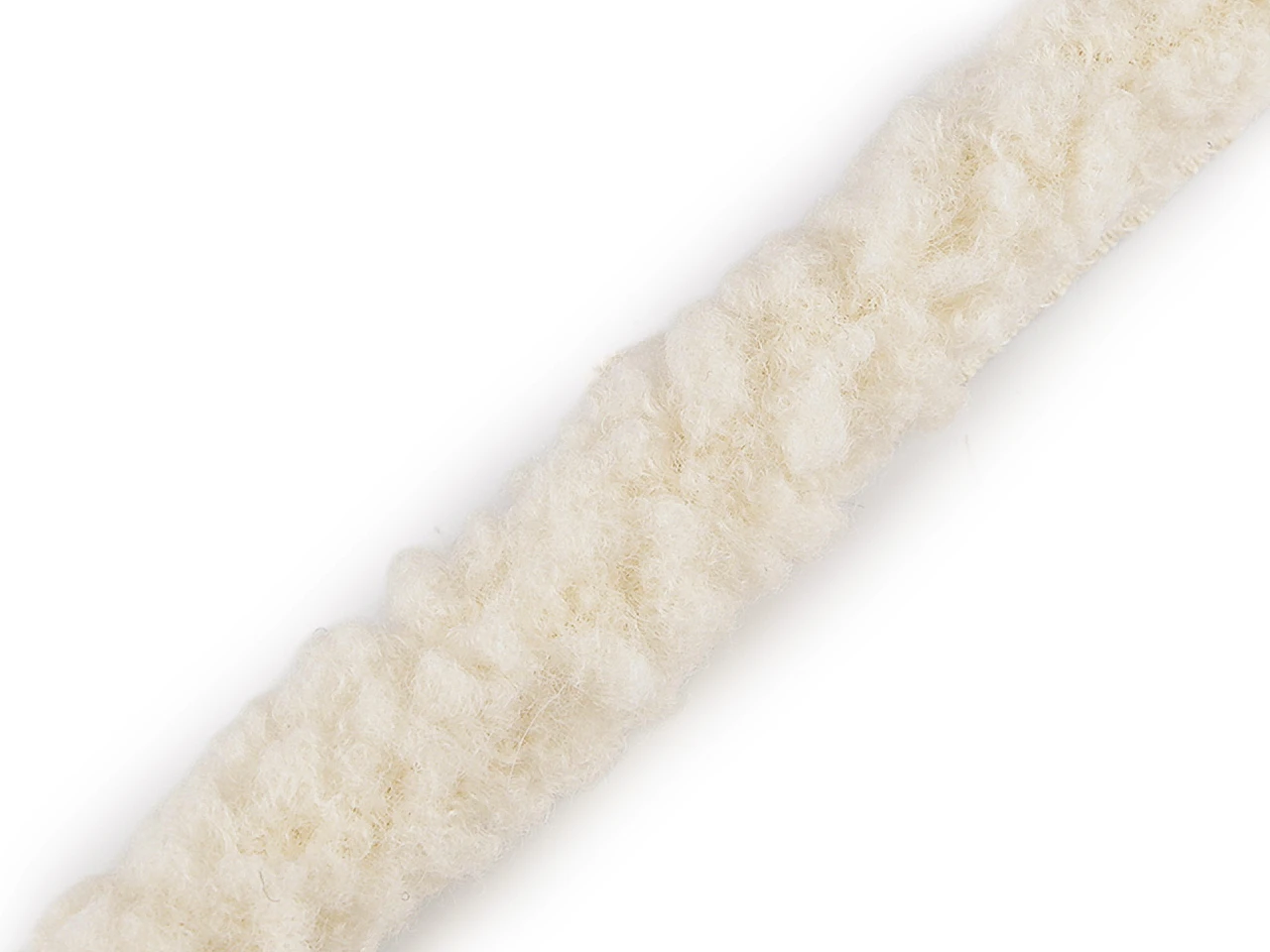 Všívacia lemovka / lampas imitácia baránka šírka 3,5 cm- 1m