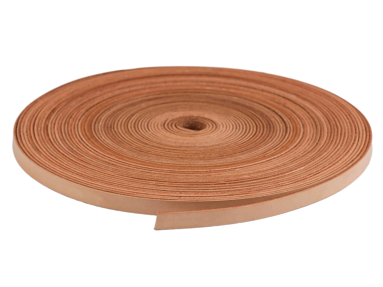 Kožený popruh / ucho na tašky šírka 10 mm metráž- 1m