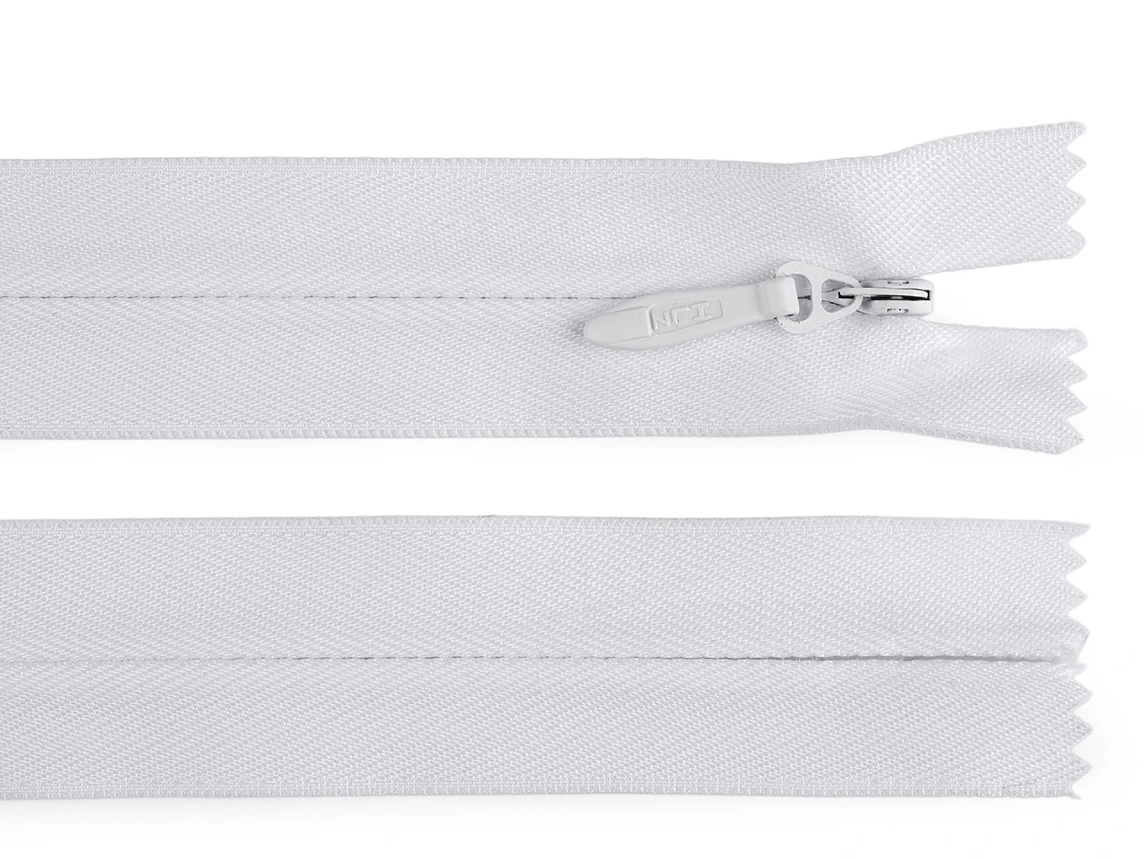 Špirálový zips skrytý No 5 dĺžka 60 cm pevný- 1ks