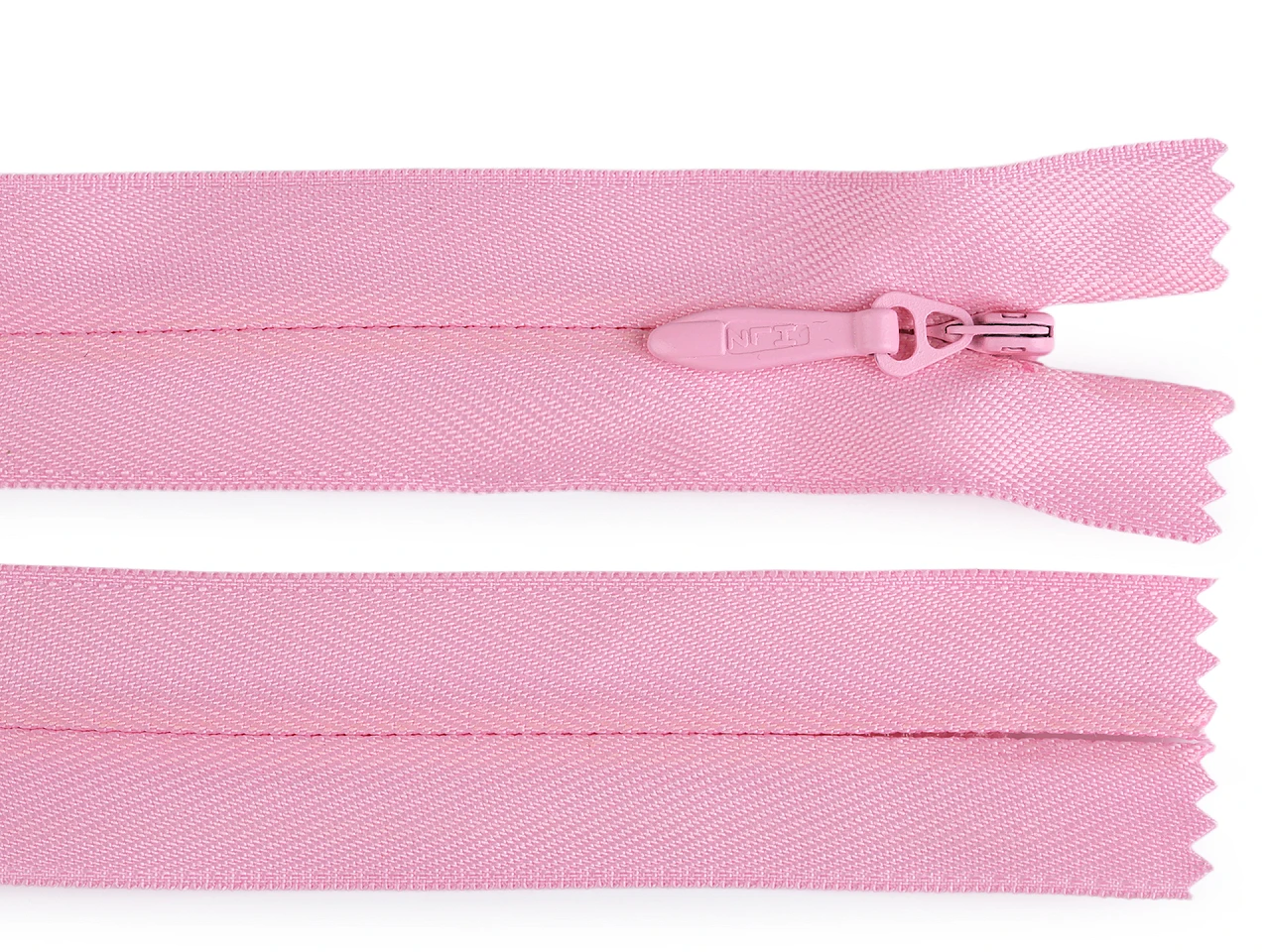 Špirálový zips skrytý No 5 dĺžka 60 cm pevný- 1ks