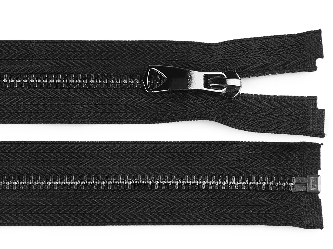 Kovový zips No 5 dĺžka 50 cm s ozdobným bežcom- 1ks