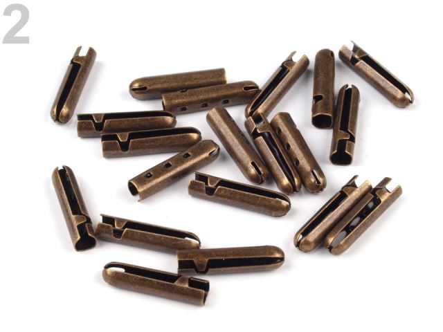 Koncovka na šnúrky 4x18 mm hladká - 10 ks