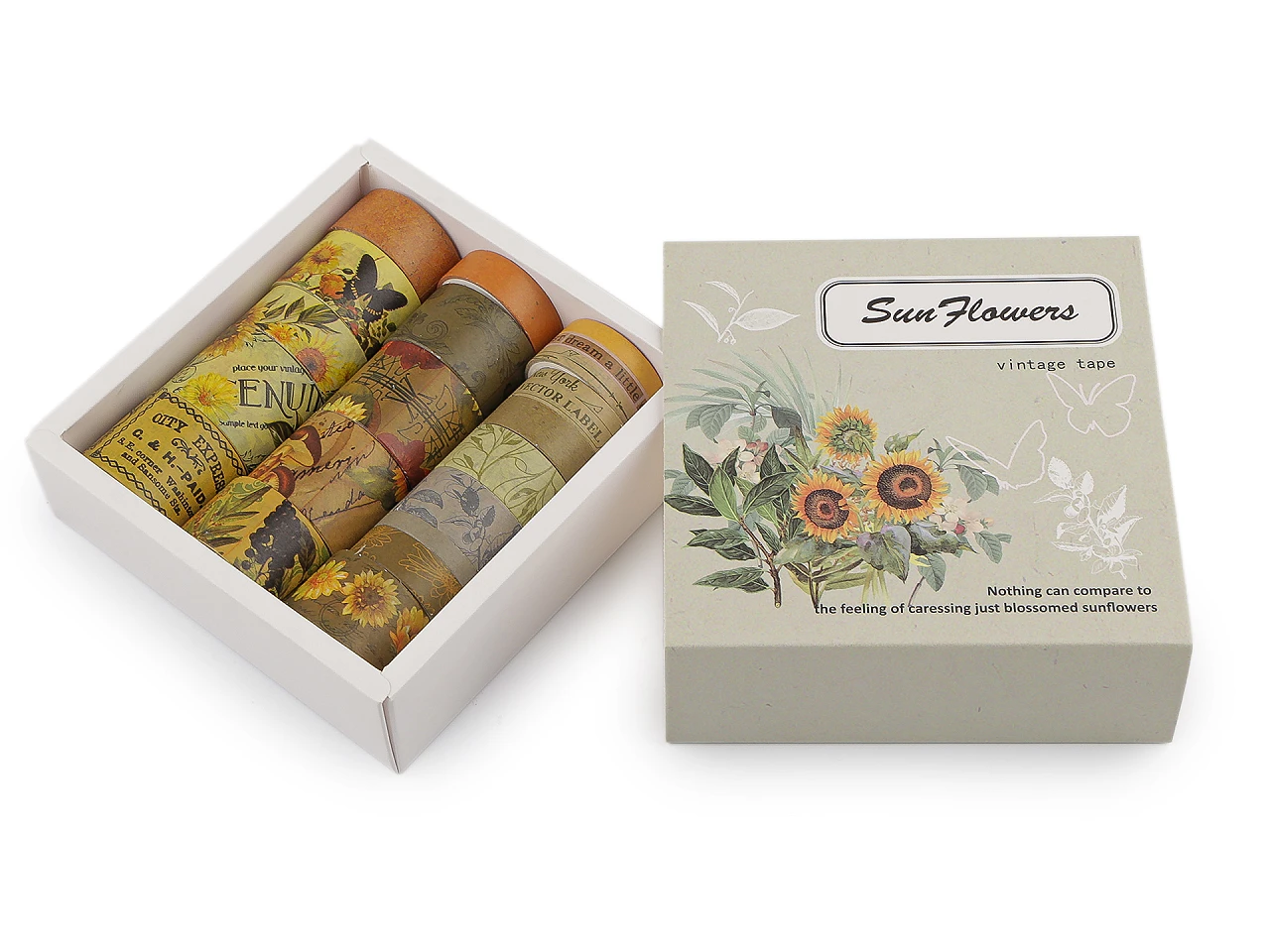 Washi ozdobná lepiaca páska vintage sada