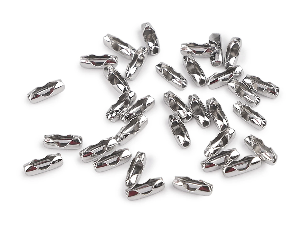 Spojka / koncovka na guličkovú retiazku 3x9 mm- 100ks