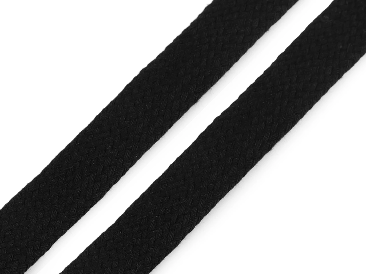 Bavlnená šnúra plochá / dutinka šírka 18 mm- 1m