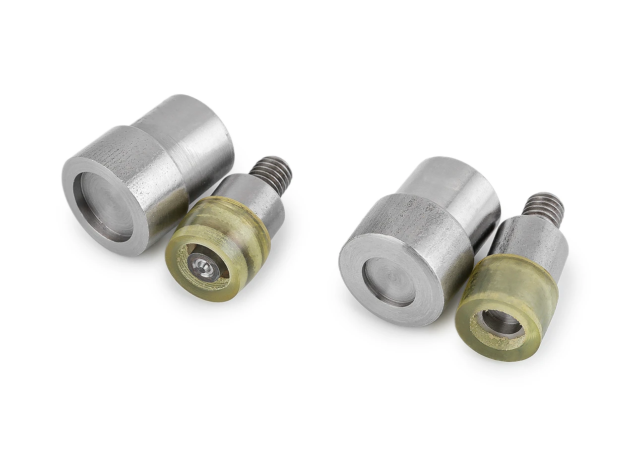 Piston na kovové cvoky obojstranné Ø15 mm- 1sada