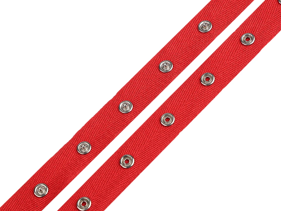 Bavlnené zapínanie na body šírka 20 mm - 1 m