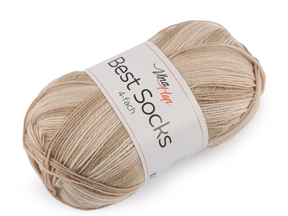 Pletacia priadza Vlna-Hep Best Socks samovzorovacia / ponožkovka 100g
