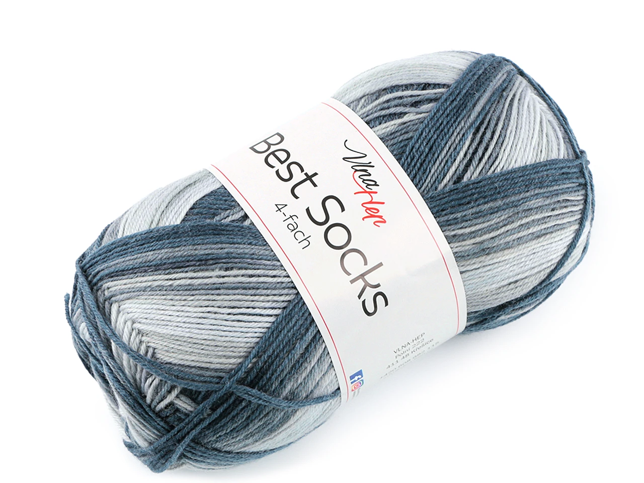 Pletacia priadza Vlna-Hep Best Socks samovzorovacia / ponožkovka 100g