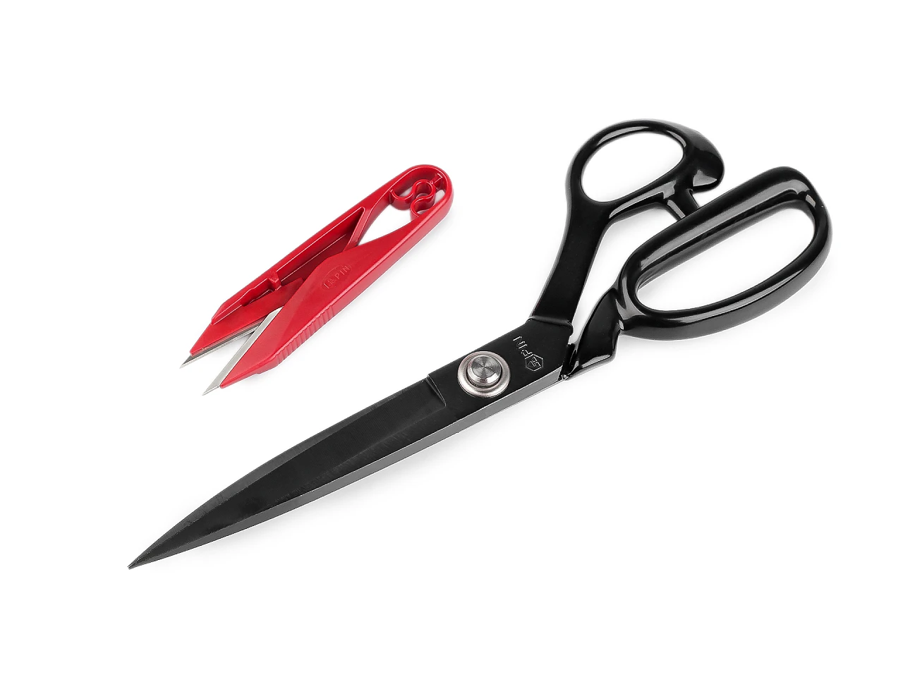 Krajčírske nožnice PIN dĺžka 27cm a cvakačky v krabičke