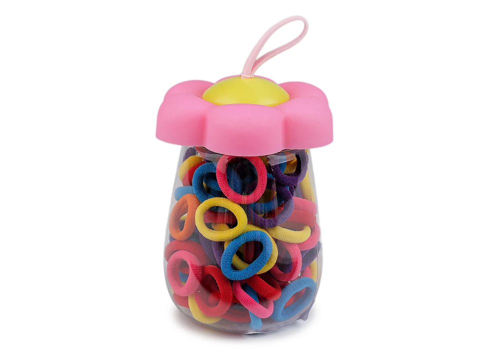 Mini gumičky do vlasov v dizajnovom balení