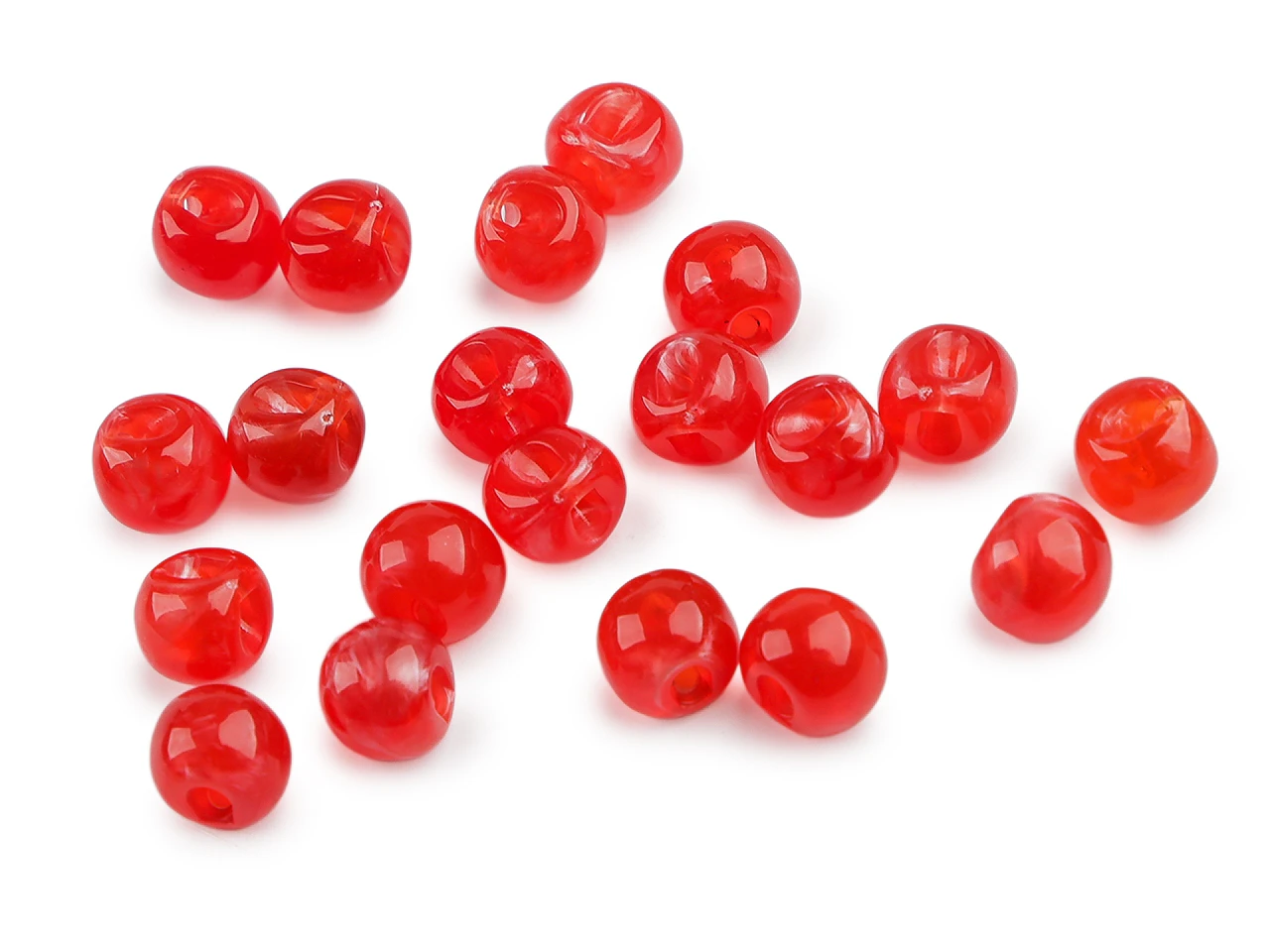Perla na našitie / gombík Ø10 mm - 5 ks