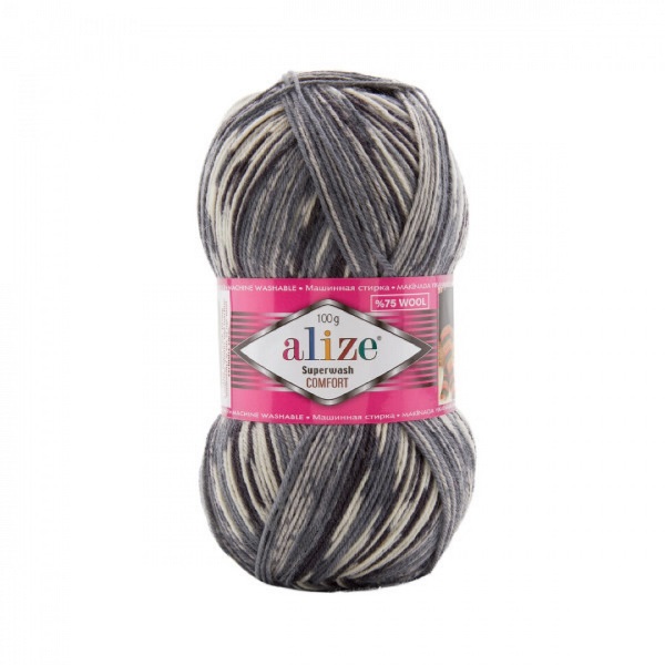 Pletacia ponožková priadza Alize Superwash comfort socks 100g