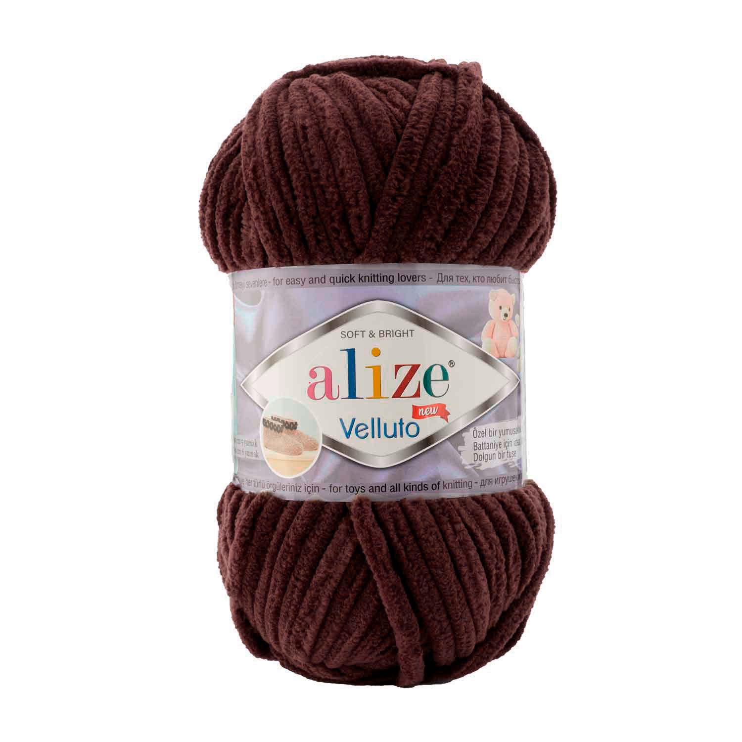 Pletacia ženilková priadza Alize Velluto 100 g