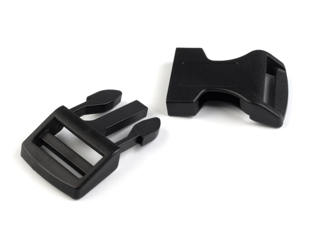 Spona trojzubec šírka 25 mm prehnutá - 2 sada