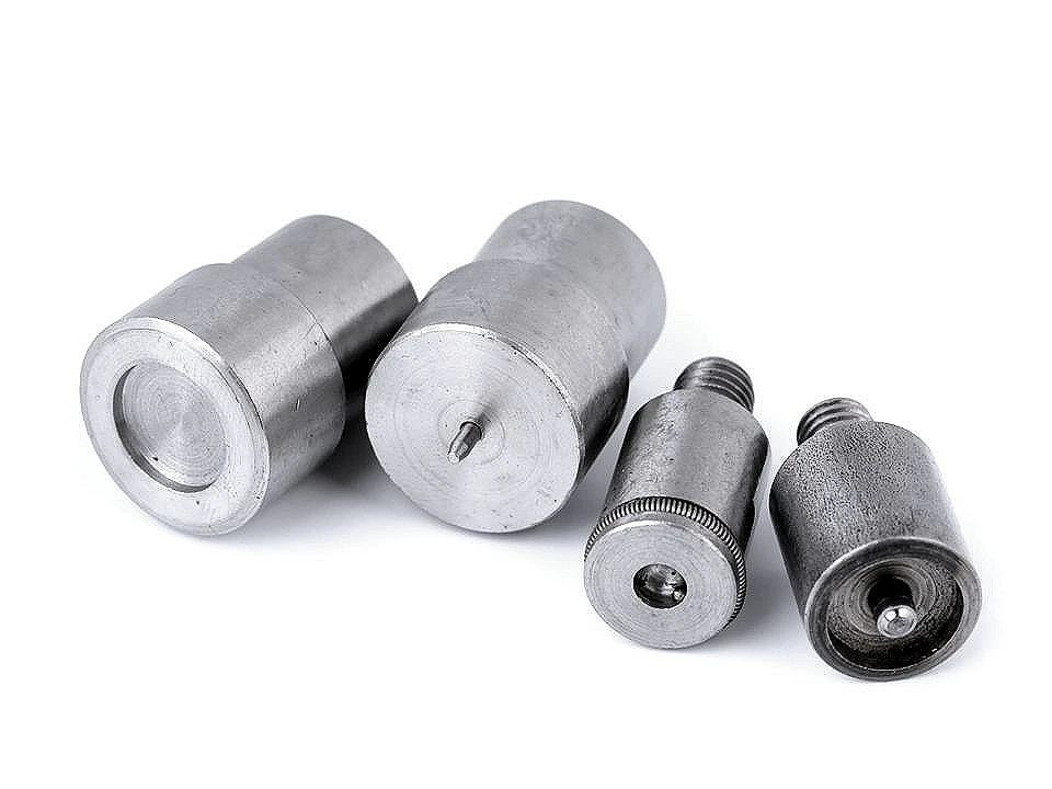 Piston na kovové, mosadzné a nerezové cvoky Ø12 mm- 1sada