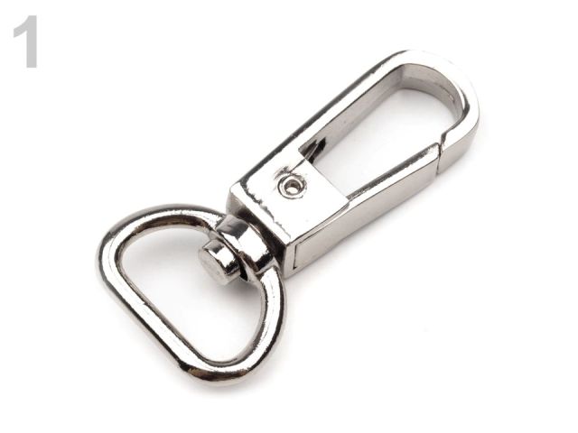 Kovová karabina šírka 20 mm - 1 ks
