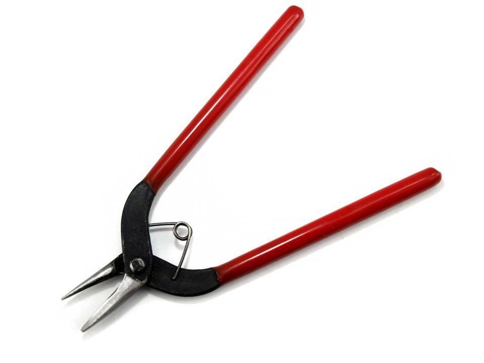 Kliešte Steel ketlovacie so žliabkom - 1ks