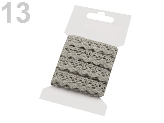 Čipka bavlnená šírka 15 mm paličkovaná 3 m 