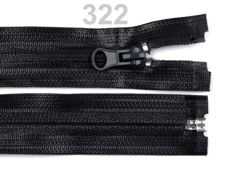 Vodeodolný zips šírka 7 mm dĺžka 70 cm špirálový-1ks