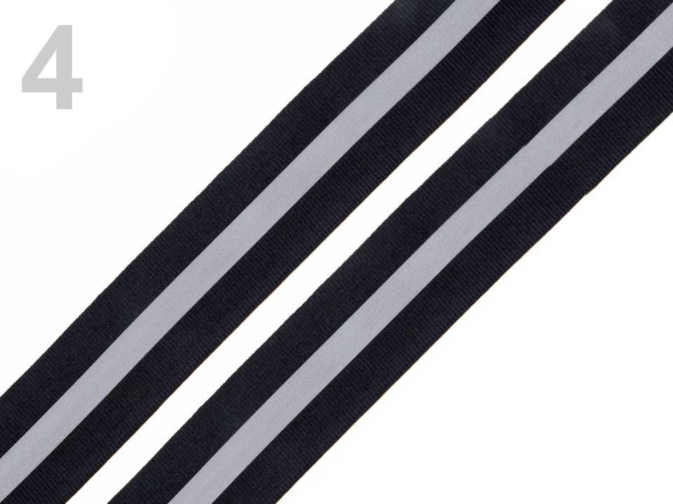 Páska reflexná šírka 30mm na tkanine- 5m