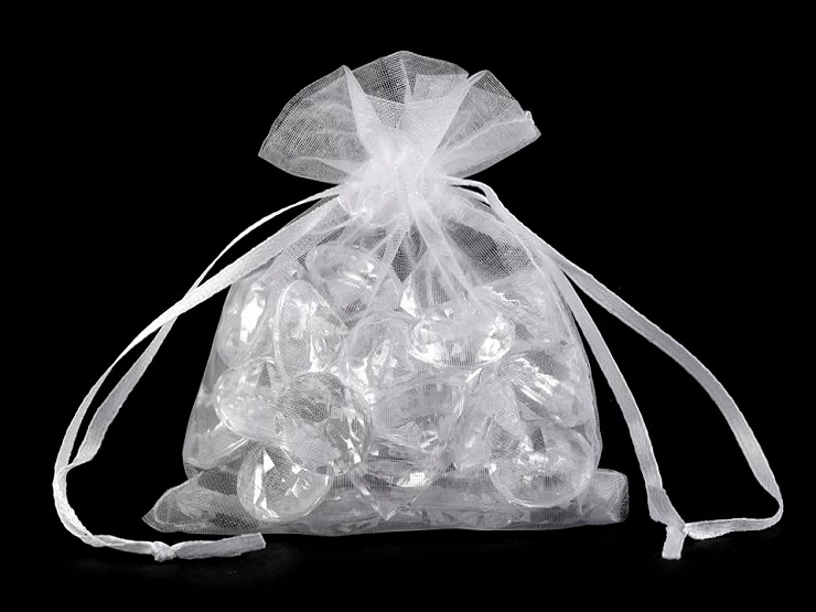 Darčekové vrecúško 9x11 cm organza - 10ks
