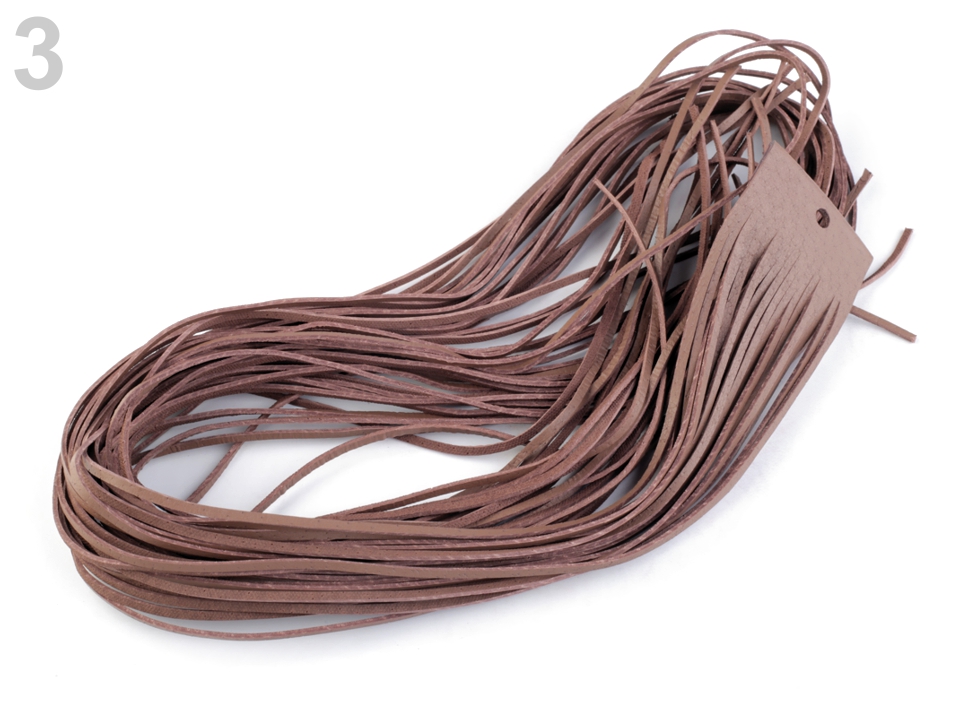 Kožený remienok šírka 2 mm, 95 cm - 20ks