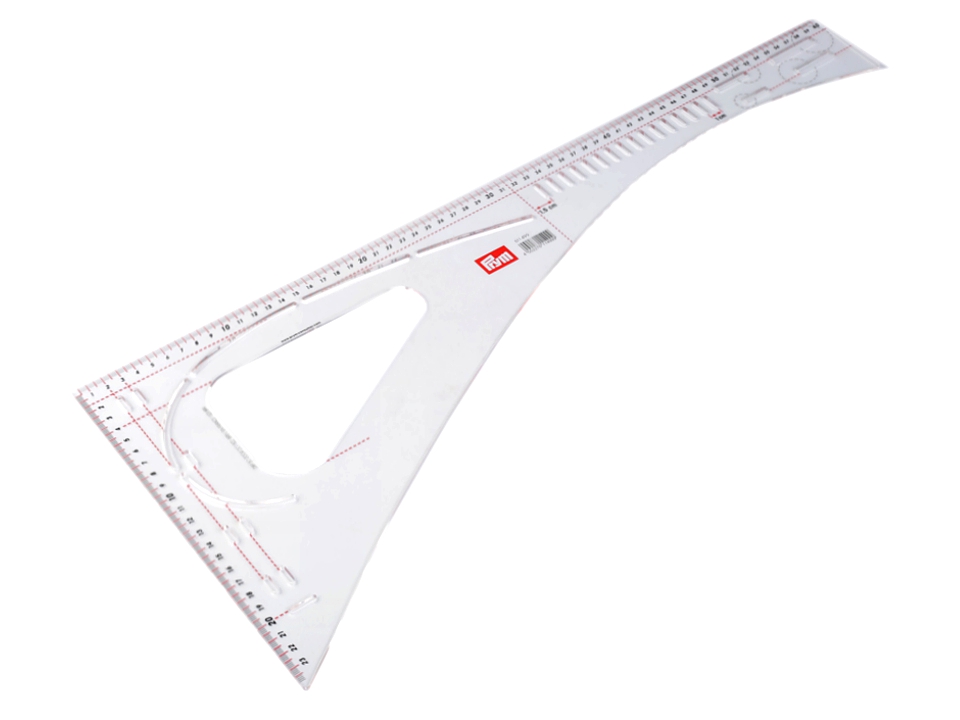 Kračírsky príložník / pravítko Prym dĺžka 60 cm - 1ks