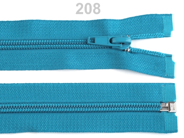 Špirálový zips šírka 5 mm dĺžka 30 cm bundový POL-1ks