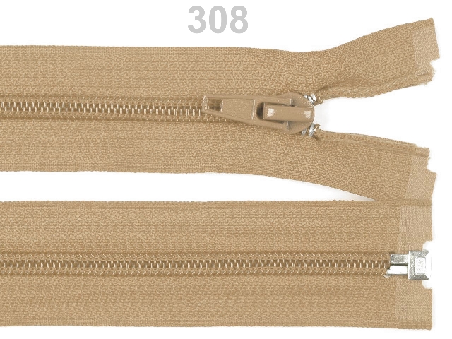Špirálový zips šírka 5 mm dĺžka 30 cm bundový POL-1ks