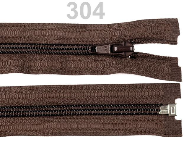 Špirálový zips šírka 5 mm dĺžka 40 cm bundový POL-1ks
