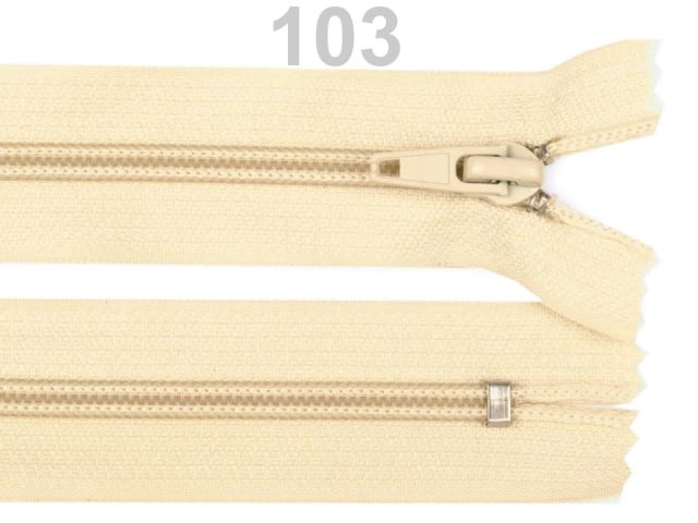 Špirálový zips šírka 5 mm dĺžka 50 cm bundový POL-1ks