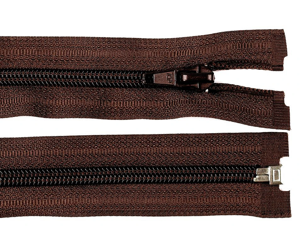 Špirálový zips šírka 5 mm dĺžka 55 cm bundový POL-1ks
