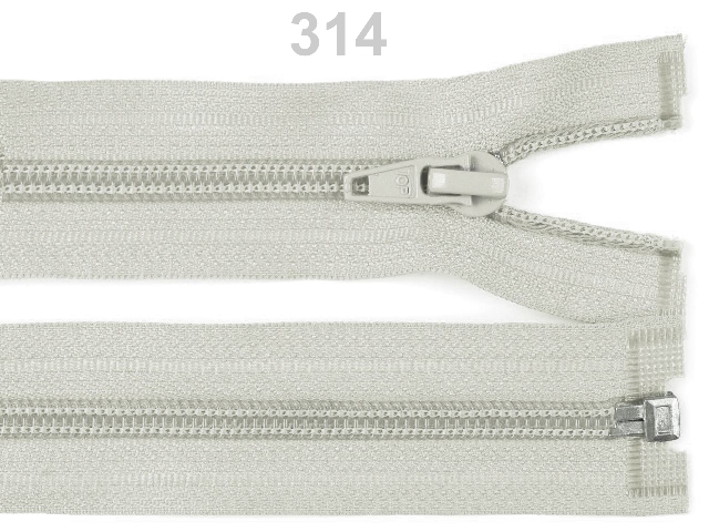 Špirálový zips šírka 5 mm dĺžka 60 cm bundový POL-1 ks