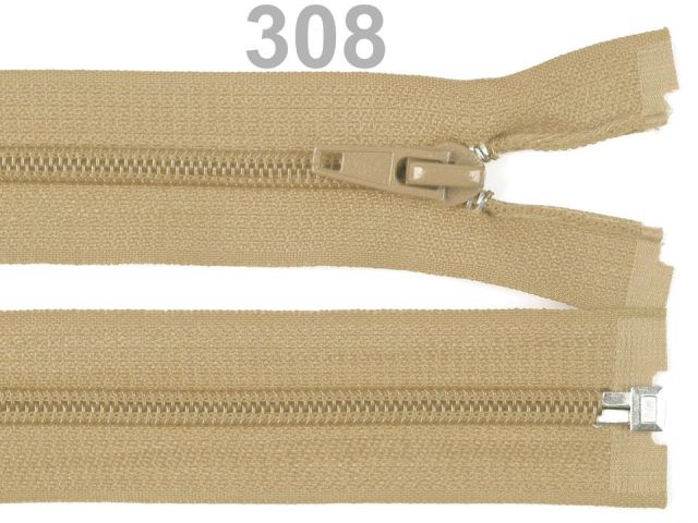 Špirálový zips šírka 5 mm dĺžka 80 cm bundový POL-1ks