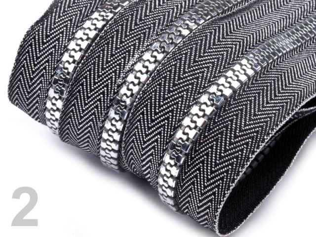 Zips kosticový 5mm metráž-1m