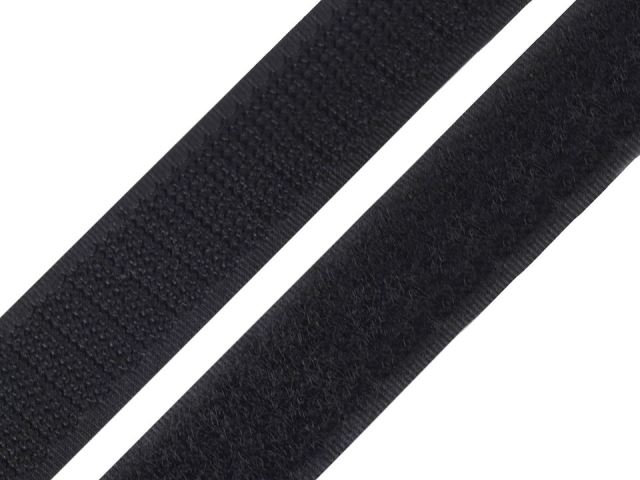 Suchý zips háčik + plyš šírka 25 mm - 1 m