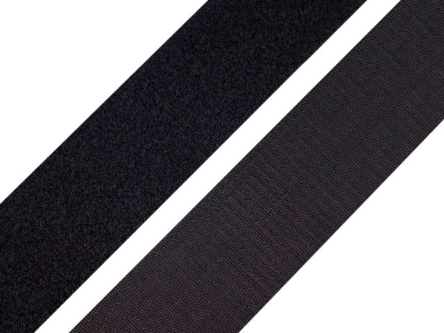 Suchý zips háčik + plyš šírka 30 mm - 1 m