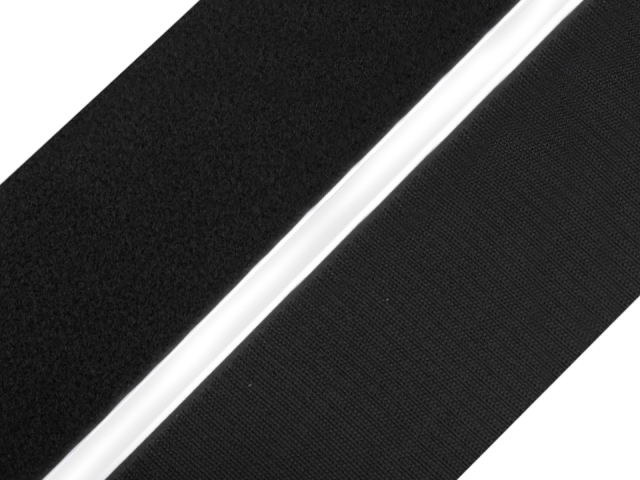 Suchý zips háčik + plyš samolepiaci šírka 80 mm - 1 m
