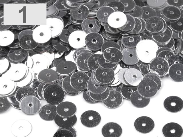 Flitre hladké Ø6 mm metalické - 50 g