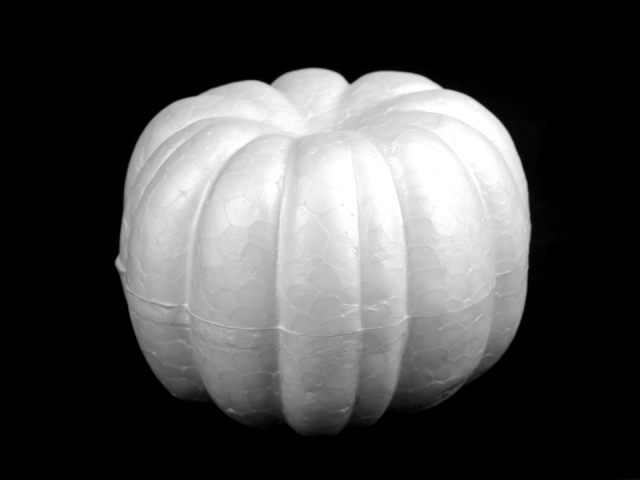 Tekvica 6,5x9 cm polystyrén - 1 ks