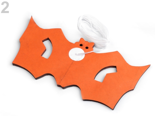Halloweenská girlanda - tekvica, netopier 