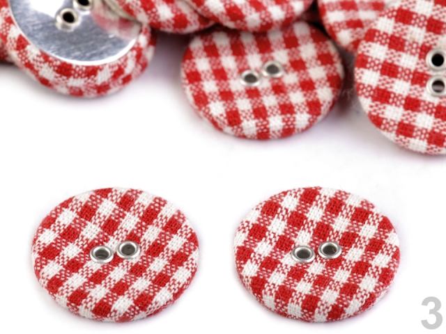 Potiahnuté gombíky / buttonky veľkosť 34 " /10 ks