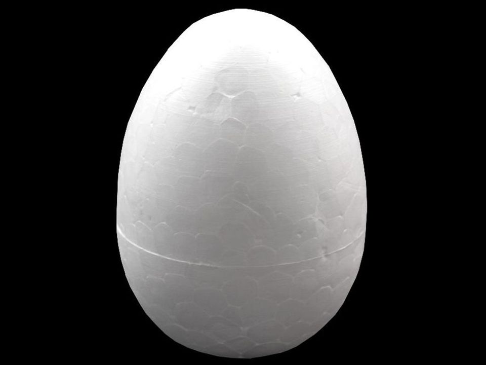 Vajce 7x11 cm polystyrén - 1 ks